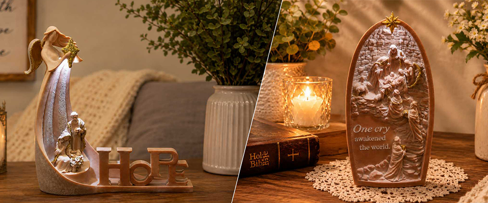 FAITH • HOPE • LOVE Inspirational Christian Home Decor Collection