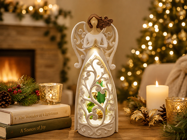 Home angel figurines