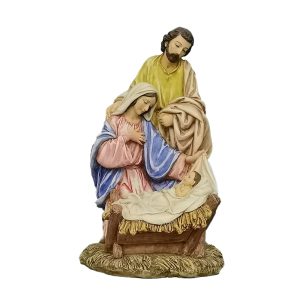 Holy Family Nativity Figurine with Baby Jesus-kwa20005w
