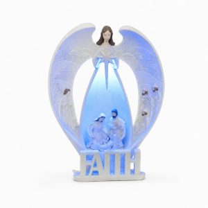 Faith Angel Wing LED Nativity Figurine-kws22006