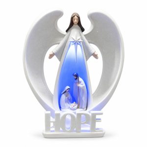 Hope Angel Wing LED Nativity Figurine-kws22024