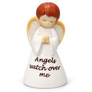 Angels Watch Over Me Child Angel Inspirational Figurine-kwa16271