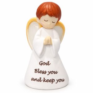 God Bless You Child Angel Inspirational Figurine-kwa16273