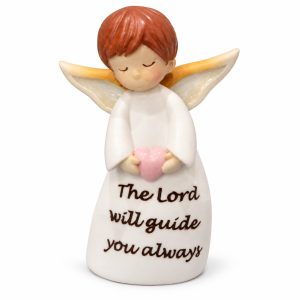 The Lord Will Guide You Child Angel Inspirational Figurine-kwa16274