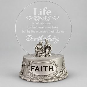 Life Is Not Measured LED Holy Family Acrylic Plaque-kwa18114 gray