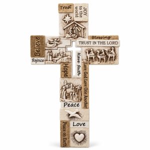 Inspirational Scripture Story Wall Cross-kws16037