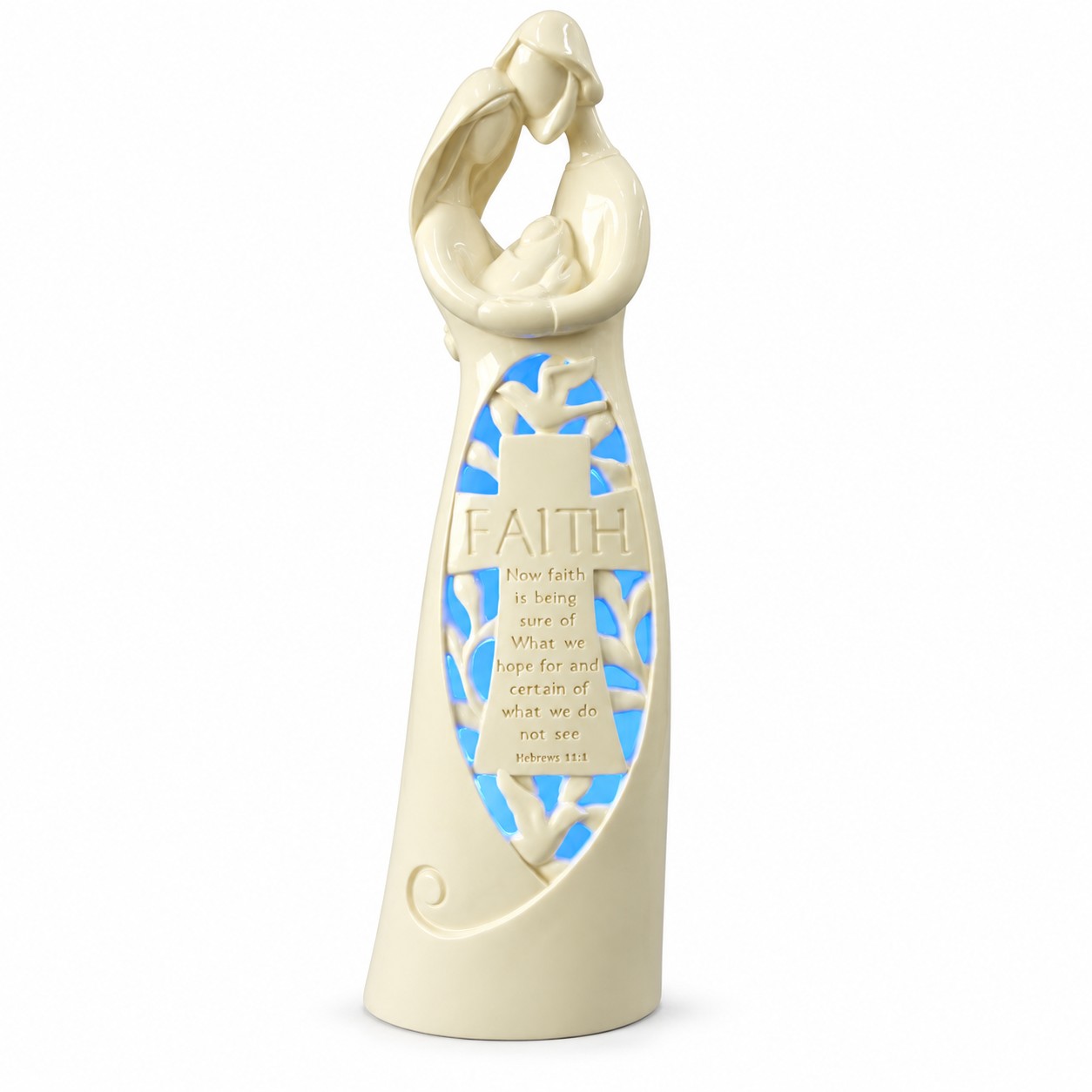 Ivory Faith Lighted Madonna Figurine-kw110207 Ivory Faith Lighted Madonna Figurine-kw110207