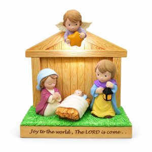 Joy to the World Children's Nativity Scene-kws17233